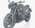 Triumph Street Triple 765 RS 2021 Modelo 3D clay render