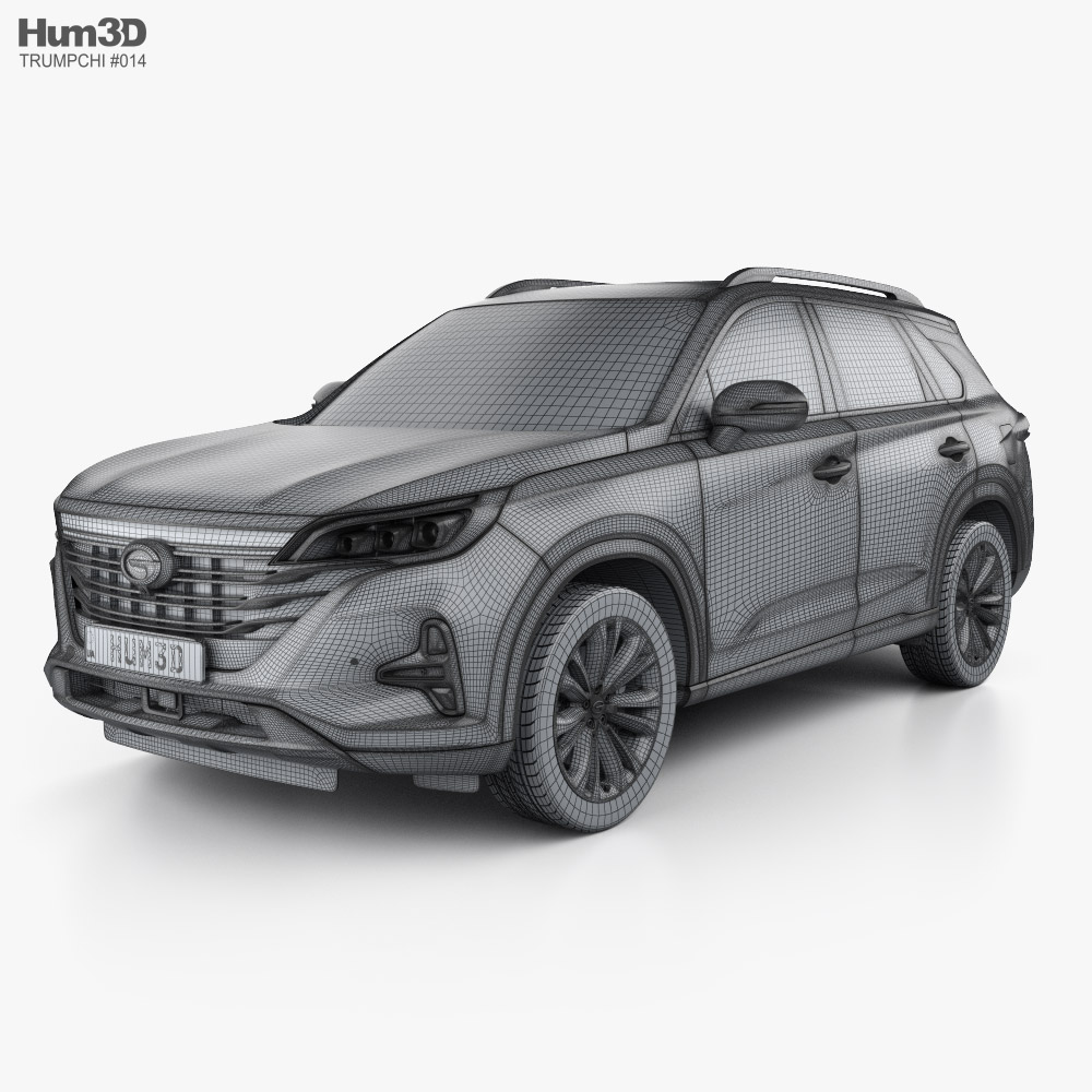 Trumpchi GS5 2020 3D model - Vehicles on Hum3D