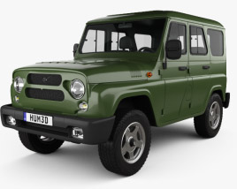 UAZ Hunter (315195) 2012 3D model