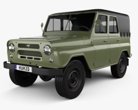 UAZ 469 B 1972 3D model