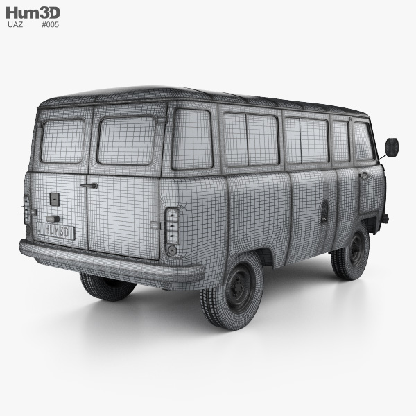 Uaz 452 26 1985 3d Model Vehicles On Hum3d