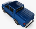 UAZ Patriot (23632) Pickup with HQ interior 2013 3d model top view