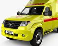 UAZ Profi Ambulancia 2017 Modelo 3D