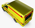 UAZ Profi Ambulance 2019 3d model top view