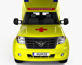 UAZ Profi Ambulance 2019 3d model front view
