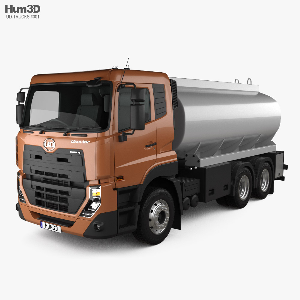 UD-Trucks Quester Tanker Truck 2013 3D model