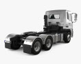 UD-Trucks Quon GW Tractor Truck 3-axle 2010 3d model back view