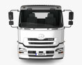 UD-Trucks Quon GW Tractor Truck 3-axle 2010 3d model front view