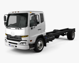 UD Trucks UD1800 Chassis Truck 2011 3D model
