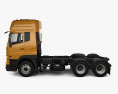 UD-Trucks Quester Tractor Truck 3-axle 2013 3d model side view