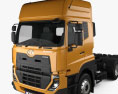 UD-Trucks Quester Tractor Truck 3-axle 2013 3d model