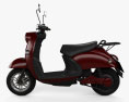 Unu Scooter 2015 3Dモデル side view