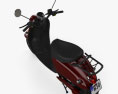 Unu Scooter 2015 3Dモデル top view
