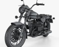Ural Solo sT 2013 3d model wire render