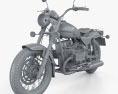 Ural Solo sT 2013 3d model clay render