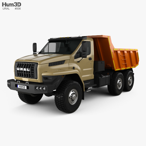 Ural Next Dumper Truck 2018 3D model