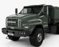 Ural Next Flatbed Canopy Truck 2018 Modelo 3D