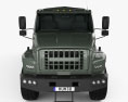 Ural Next Flatbed Canopy Truck 2018 Modelo 3D vista frontal