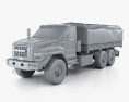 Ural Next Flatbed Canopy Truck 2018 Modelo 3D clay render