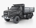 Ural Next Tipper Truck 2018 Modelo 3D wire render