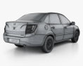 Lada Granta 세단 2022 3D 모델 