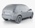 Lada Kalina 2 hatchback 2022 Modelo 3D