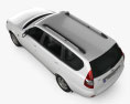 Lada Priora 2171 wagon 2012 3d model top view