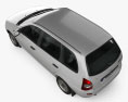 Lada Kalina (1117) wagon 2011 3d model top view
