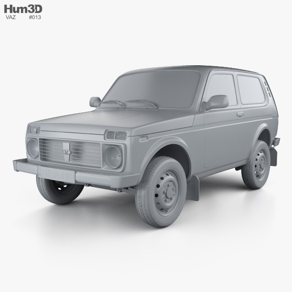 3d модель Нива 2121