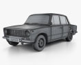 VAZ Lada 2101 1970 3Dモデル wire render