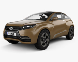 Lada XRAY 2012 Konzept 3D-Modell