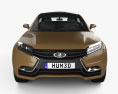 Lada XRAY 2015 컨셉트 카 3D 모델  front view