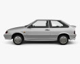 VAZ Lada Samara (2113) hatchback 3 puertas 1997 Modelo 3D vista lateral