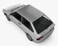 VAZ Lada Samara (2113) hatchback 3 puertas 1997 Modelo 3D vista superior