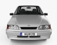 VAZ Lada Samara (2113) hatchback 3 puertas 1997 Modelo 3D vista frontal