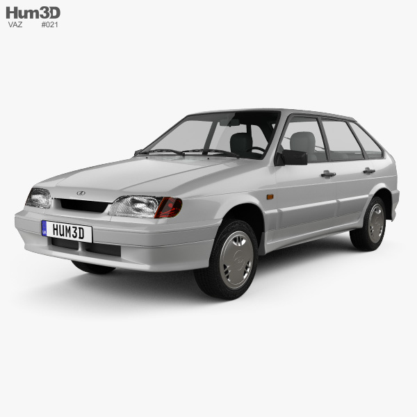 VAZ Lada Samara (2114) hatchback 5-door 1997 3D model
