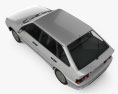 VAZ Lada Samara (2114) hatchback 5 puertas 1997 Modelo 3D vista superior