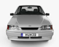 VAZ Lada Samara (2114) hatchback 5 puertas 1997 Modelo 3D vista frontal