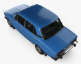 VAZ Lada 2106 1976 3Dモデル top view
