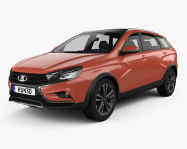 VAZ Lada Vesta Cross 2017 3D модель