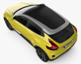 VAZ Lada XCODE 2019 Modello 3D vista dall'alto