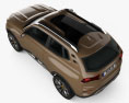 VAZ Lada 4x4 Vision 2021 3D-Modell Draufsicht