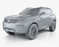 VAZ Lada 4x4 Vision 2021 Modèle 3d clay render