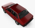 VAZ Lada 21099 1990 3D模型 顶视图