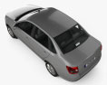 VAZ Lada Granta sedan 2022 3d model top view