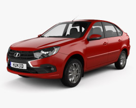 VAZ Lada Granta liftback 2022 3Dモデル