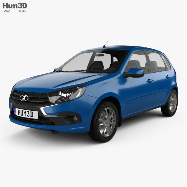 VAZ Lada Granta hatchback 2022 Modelo 3D