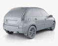 VAZ Lada Granta hatchback 2022 3d model