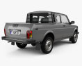 VAZ Lada Niva 4x4 2329 Pickup 2015 3D模型 后视图