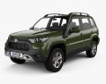 VAZ Lada Niva Travel 2022 3D 모델 
